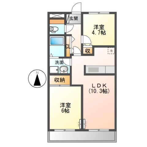 リベルテパレスの間取り