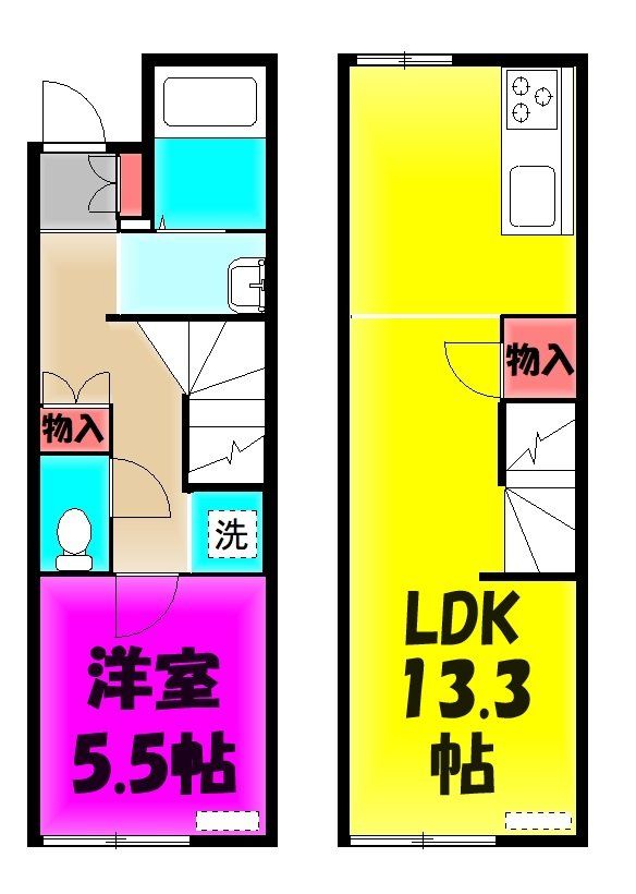 リバーチェリーの間取り