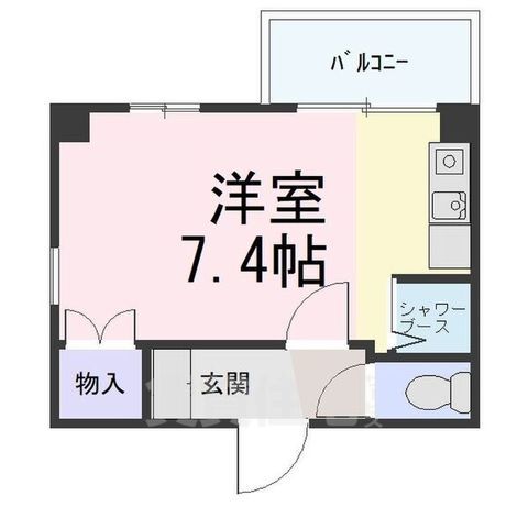 名古屋市中区千代田のマンションの間取り