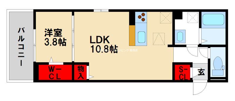 D-roomすまいるの間取り