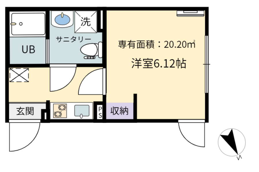 門川新築アパートの間取り