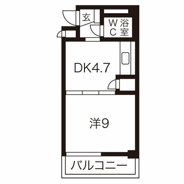 ライオンズマンション中島公園の間取り