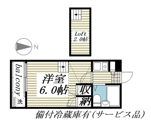 ジュネパレス大袋第01の間取り