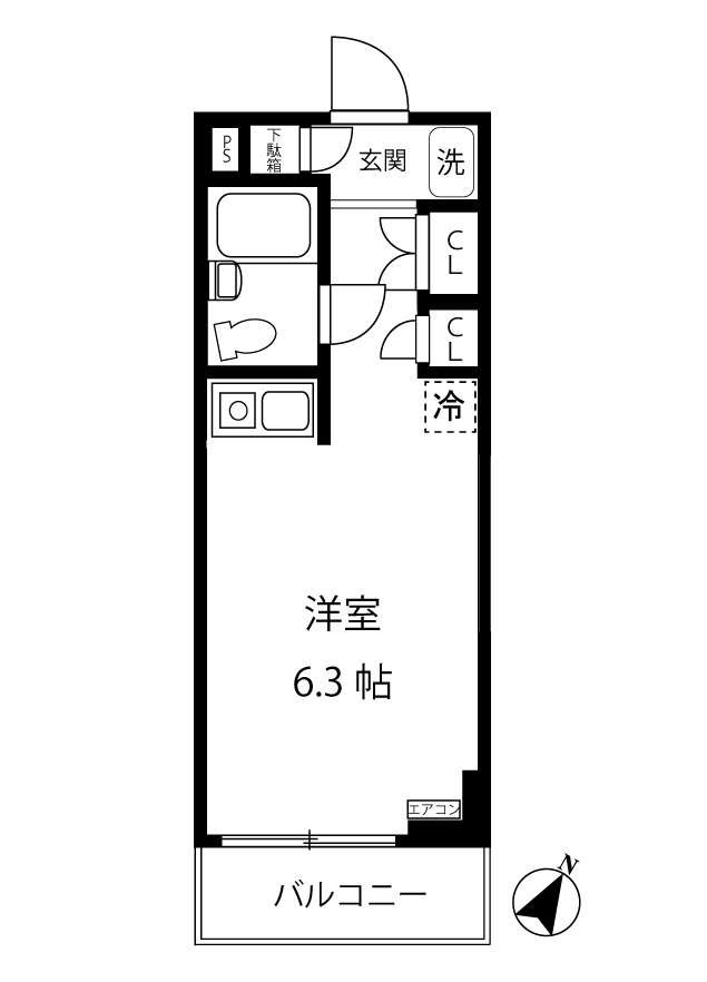 プラザUSA柿生の間取り