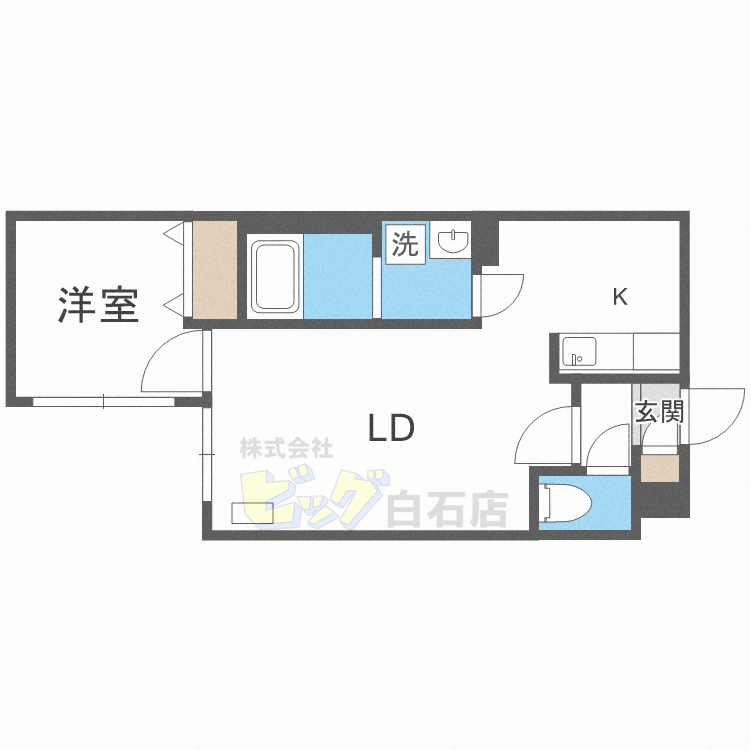 【ＬＵＭＩＣ本郷通の間取り】