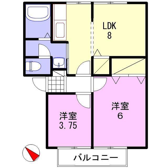 アーバン御国野の間取り