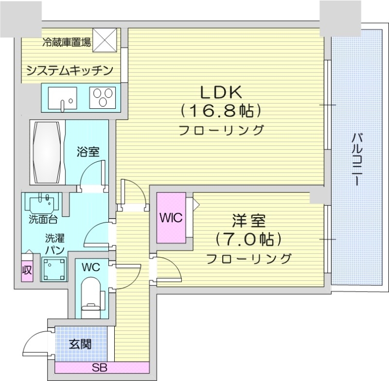 ONE札幌ステーションタワーの間取り