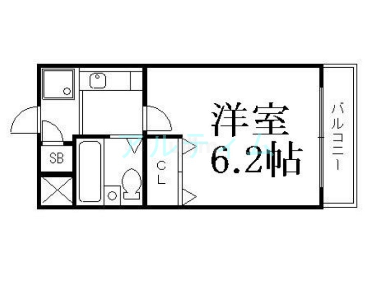 DETOMー1東福寺の間取り