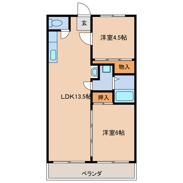 シーガルハイツIIIの間取り