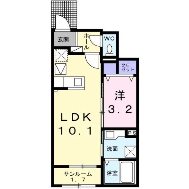 グレースよしわらの間取り