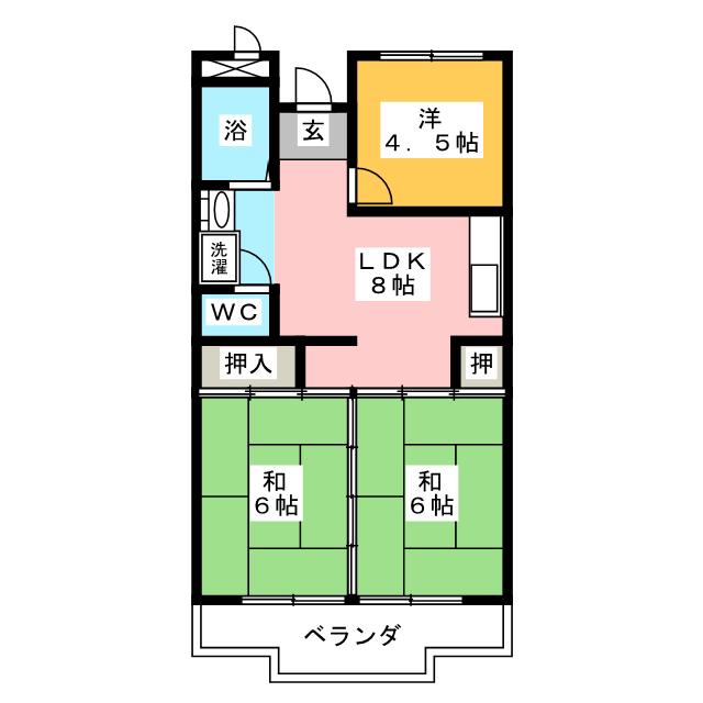 パストラルの間取り