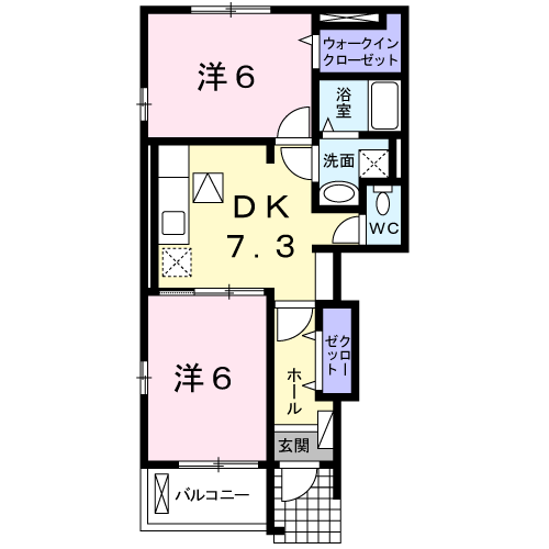 エテルノ　フェリーチェIの間取り