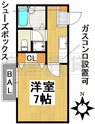 エルム池園の間取り