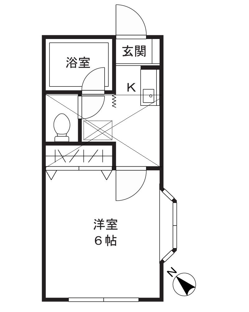 コーポフジエールの間取り