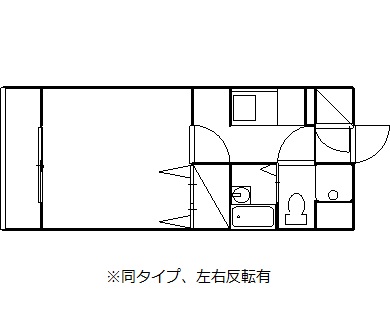 【岸田マンションの間取り】