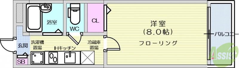 カーサグランデ5の間取り