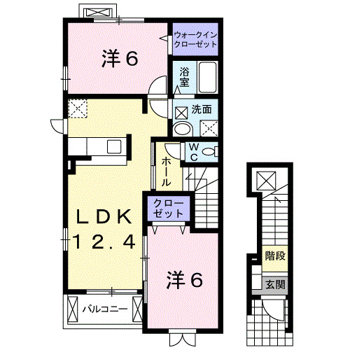 スクエアIの間取り