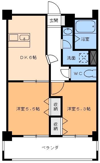 Ｍｉｎｅ古三津の間取り