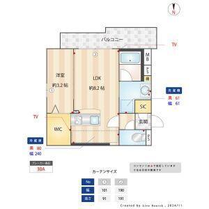 福岡市西区姪の浜のマンションの間取り