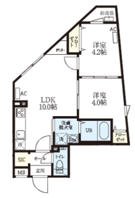 レピュア豊島園レジデンスの間取り