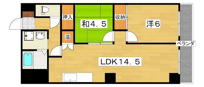 龍宝マンションの間取り