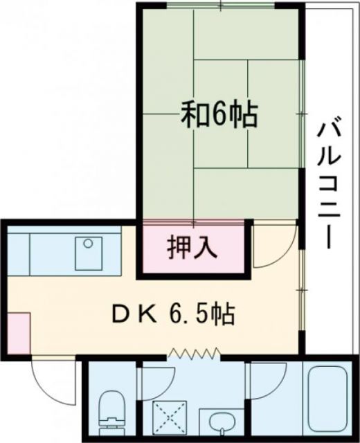 取手市取手のマンションの間取り