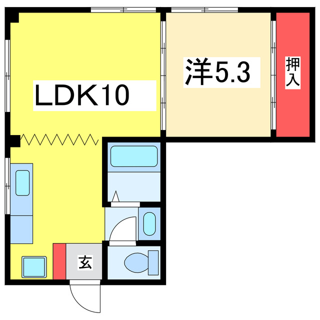 千石ビルの間取り