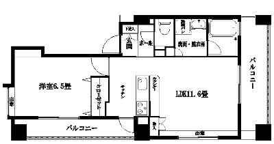 スタジオーネ小松原の間取り