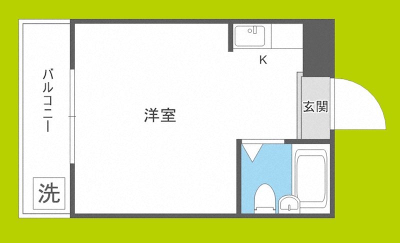 ビジタル高津の間取り