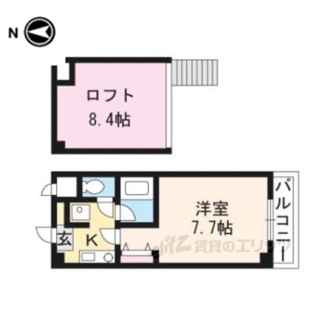 ロフティー松ヶ崎の間取り