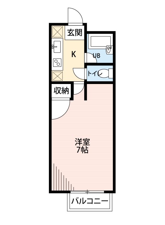 パレスイーストコーストＡの間取り