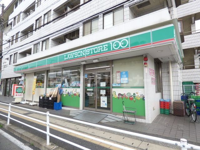 コンビニ　ローソンストア100浦安当代島店（コンビニ）まで300m