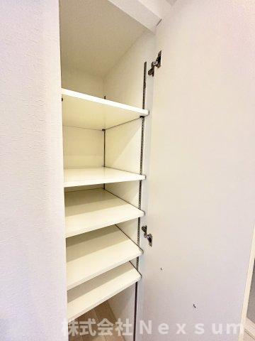 収納　収納があります