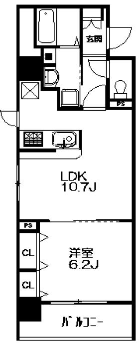 アウラデパリュールの間取り