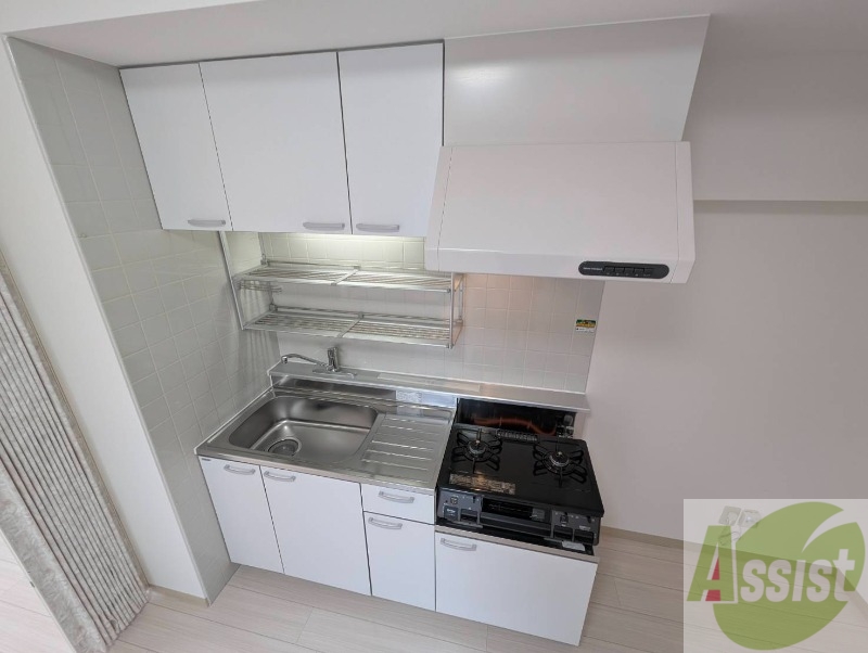 キッチン　ガスコンロが設置されているので購入の必要がありません！