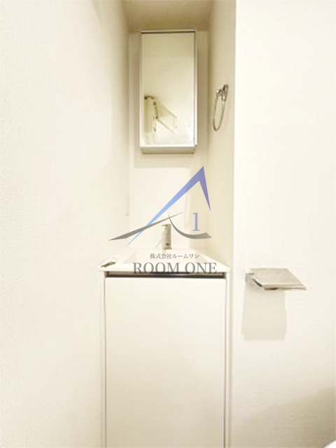 洗面設備　洗面台です。