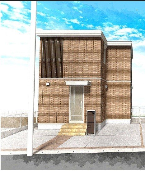 建物外観　建築中につき、画像は完成予定のイメージ図です。