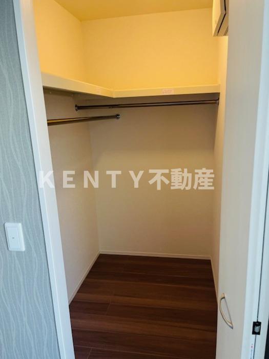 収納　たっぷりとした収納スペースです