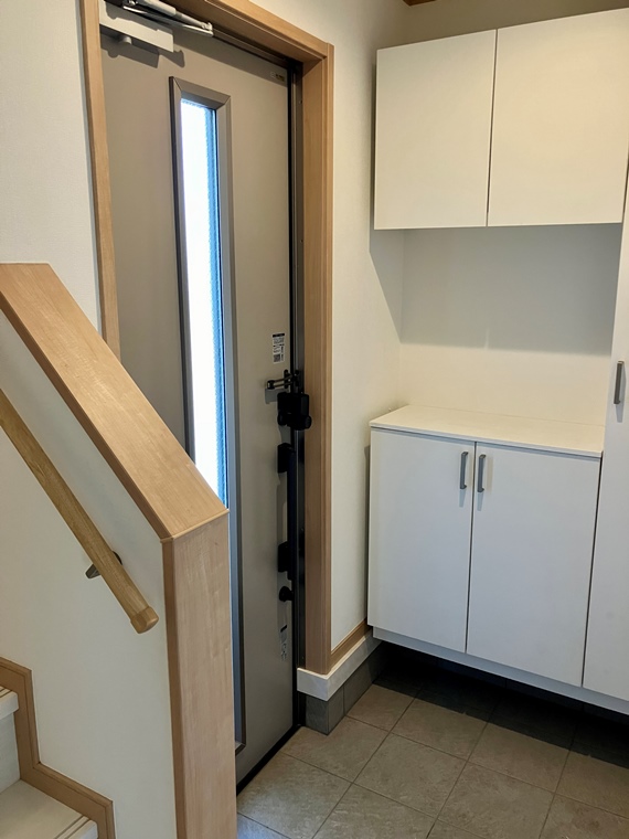 玄関　毎日通る玄関はこちらです