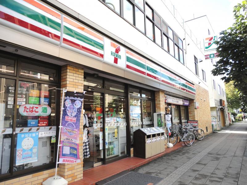 コンビニ　セブンイレブン横浜三ツ沢上町店（コンビニ）まで199m