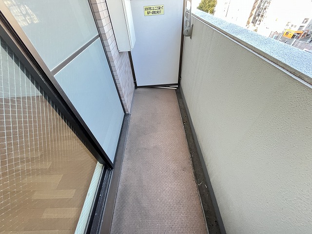 バルコニー　広々としたバルコニーです