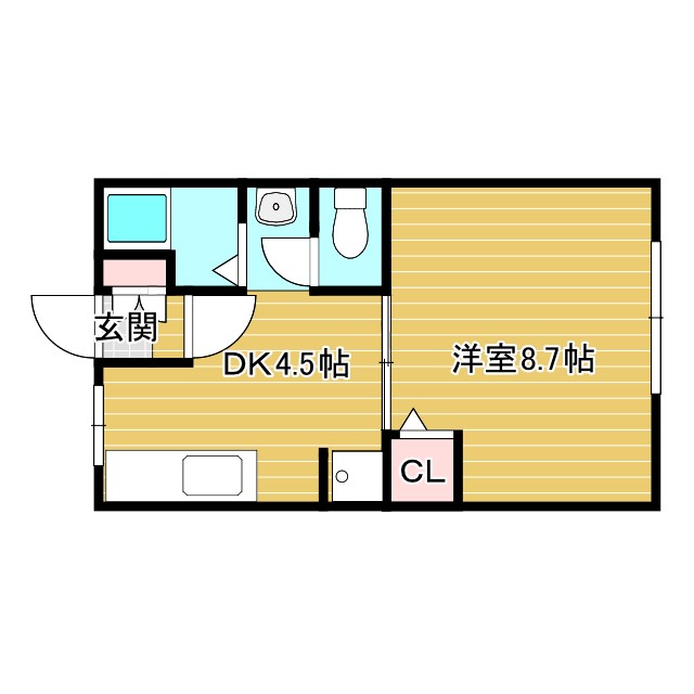 岡本梅林住宅 5号棟の間取り写真