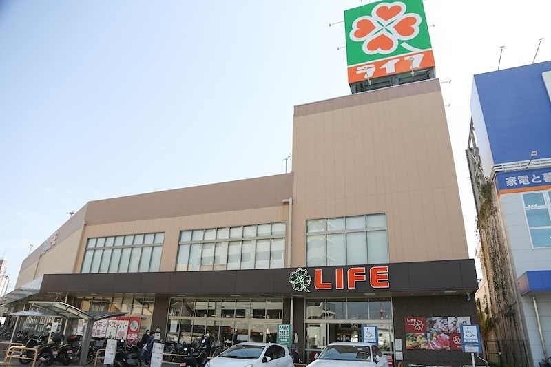 スーパー　ライフ 東淡路店（スーパー）まで316m