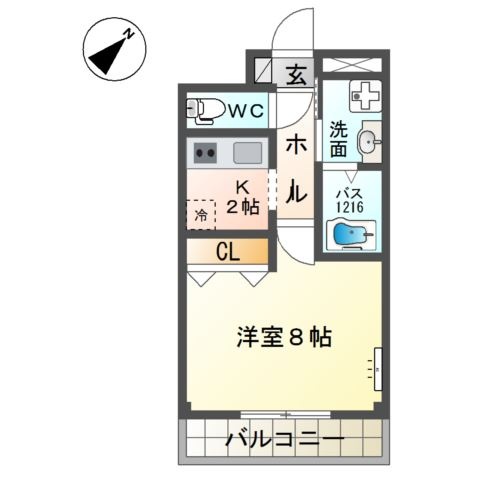 りんくうヴェルジェの間取り写真