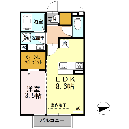 グランピエール瀬戸口の間取り写真