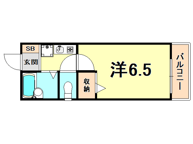 ジュネス夙川の間取り写真