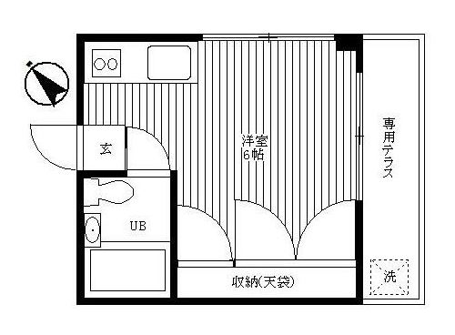 ホワイトハイムの間取り写真