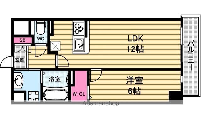 LAZO上汐の間取り写真