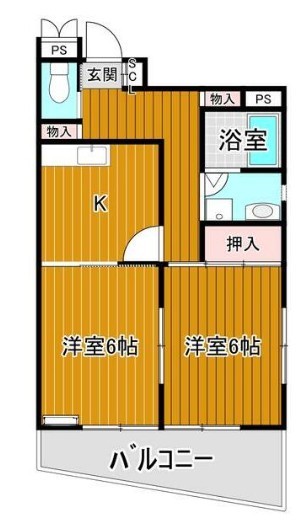 加藤コーポの間取り写真