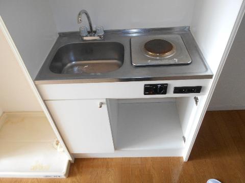京阪宇治線 三室戸駅 徒歩7分 2階建 築30年のキッチン写真